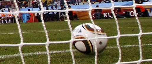 The ball over the line